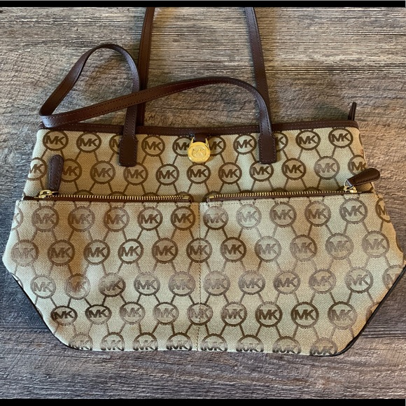 Authentic Michael Kors “MK” Purse - Picture 1 of 6